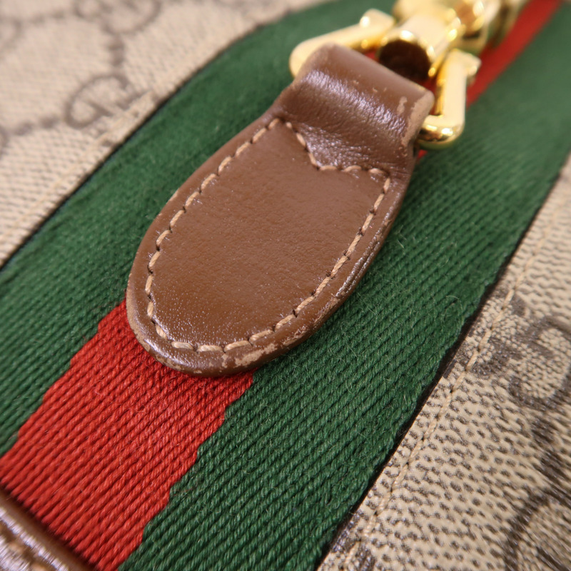 GUCCI 塗層帆布Jackie 1961 Small金扣肩背袋-13