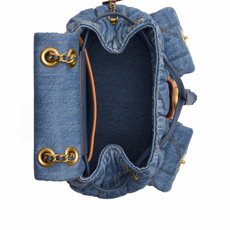 Coach 女士 TABBY 絎縫設計後背包均碼碼22.5cm*13.5cm*21cm-3