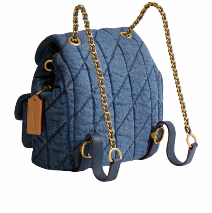 Coach 女士 TABBY 絎縫設計後背包均碼碼22.5cm*13.5cm*21cm-4