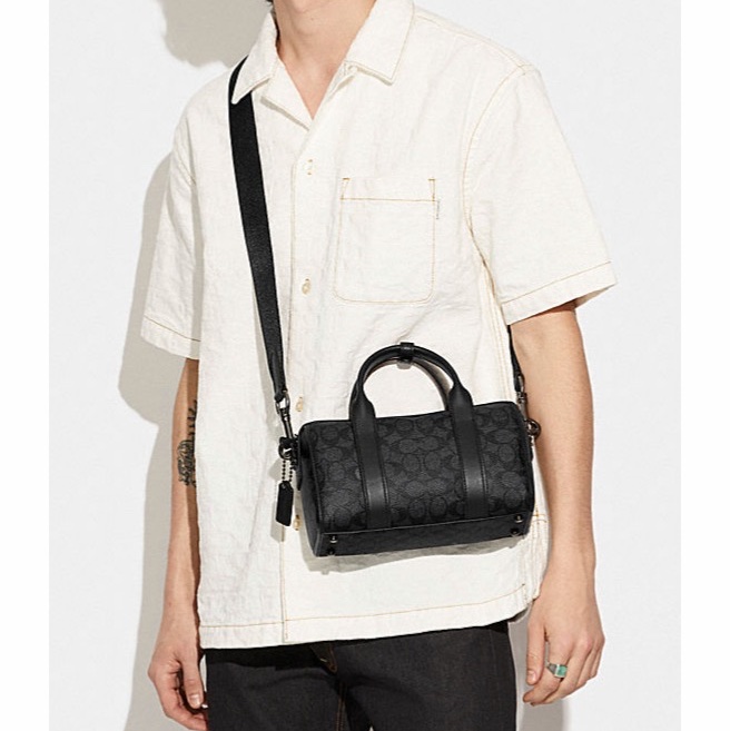 Coach 男士 GOTHAM 24 號單肩包均碼碼24cm*11cm*14cm-5