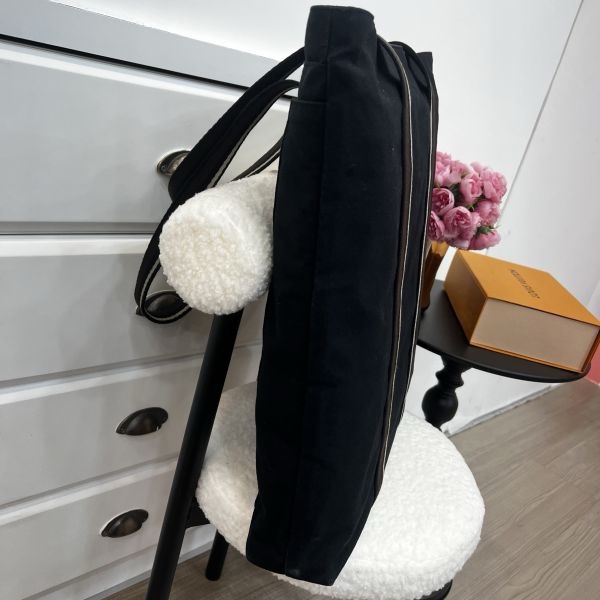 Hermès Troca 帆布拼皮購物包-5