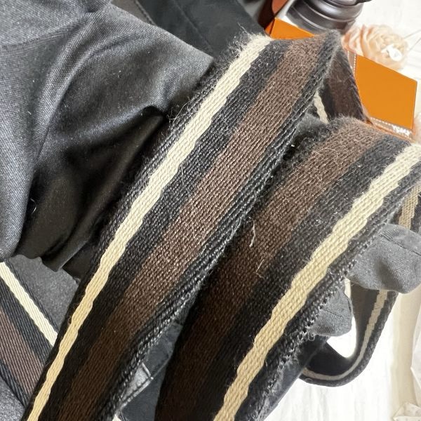 Hermès Troca 帆布拼皮購物包-17