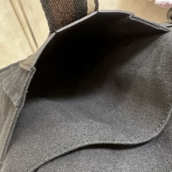 Hermès Troca 帆布拼皮購物包-18