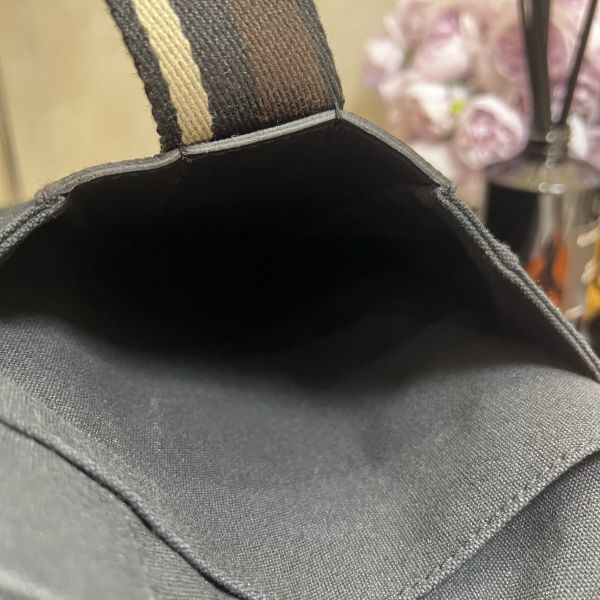 Hermès Troca 帆布拼皮購物包-19