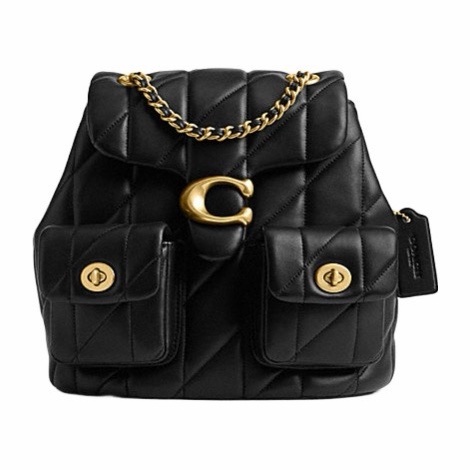 Coach 女士 絎縫雙肩包均碼碼21cm*13.5cm*22.5cm