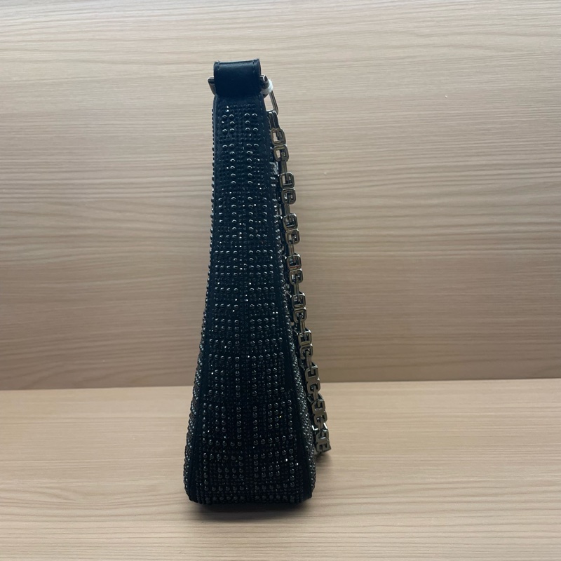 Givenchy 纪梵希 cut-out 满钻黑色腋下包 双链条 可斜挎-4