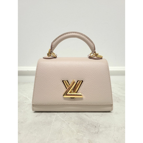 【包稅】LOUIS VUITTON 灰色扭紋單手柄BB單肩包