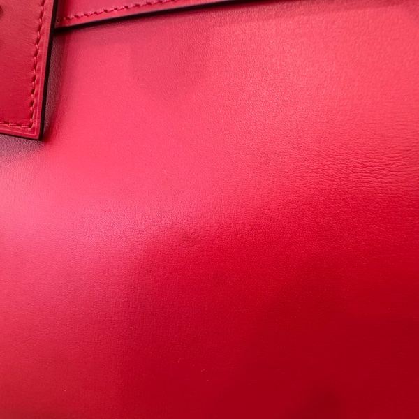 LV 寶石紅牛皮銀釦City Steamer PM手提斜背包M51030-12