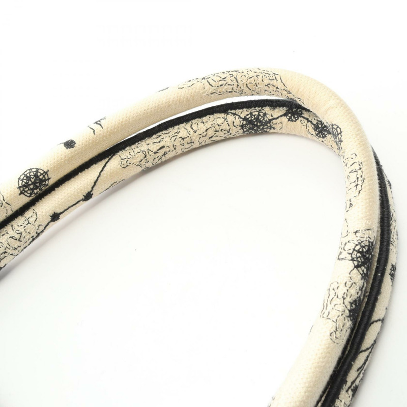 Christian Dior BOOK TOTE 中 Zodiac 帆布包 米色 黑色 二手 女士 logo-9