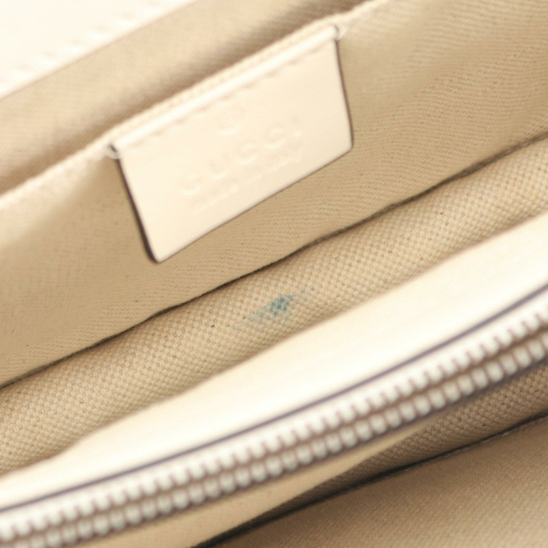 GUCCI Bamboo Dionysus 中型兩用肩包 448075 皮革 米色 海軍藍 紅色-7