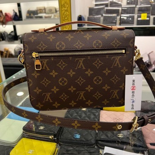 東區正精品㊣LV M44875 METIS 原花金釦信封釦郵差包斜背包兩用包 RZ4723-8