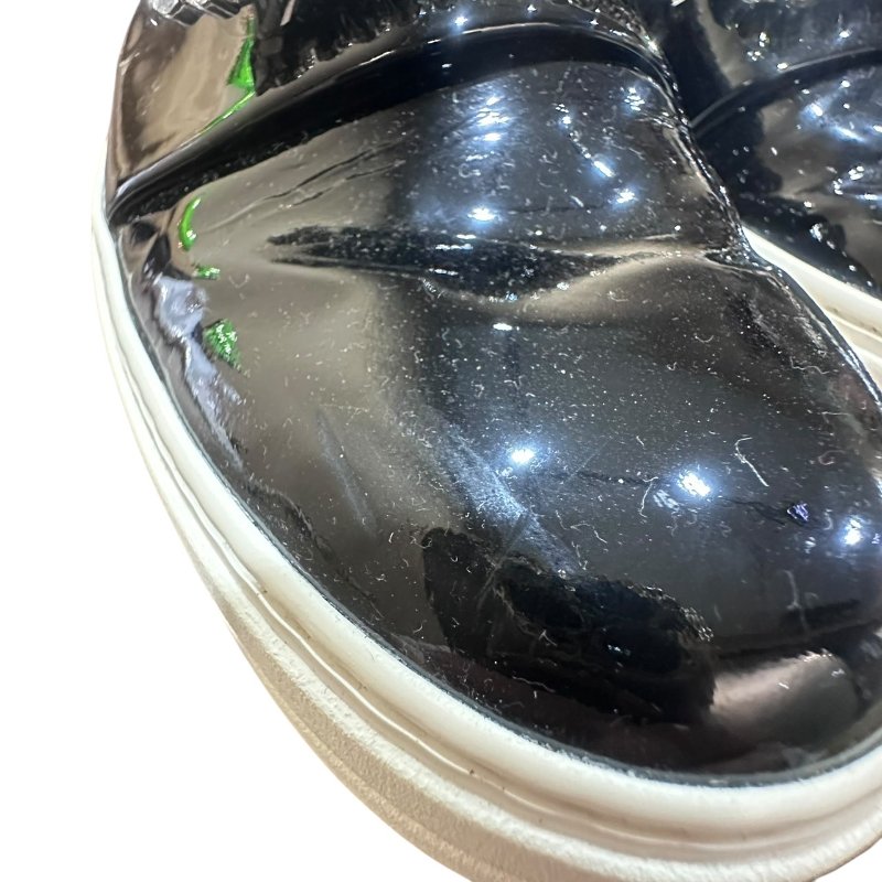 【美收精品】ROGER VIVIER黑色矽膠皮鑲鑽平底鞋 4-710-8