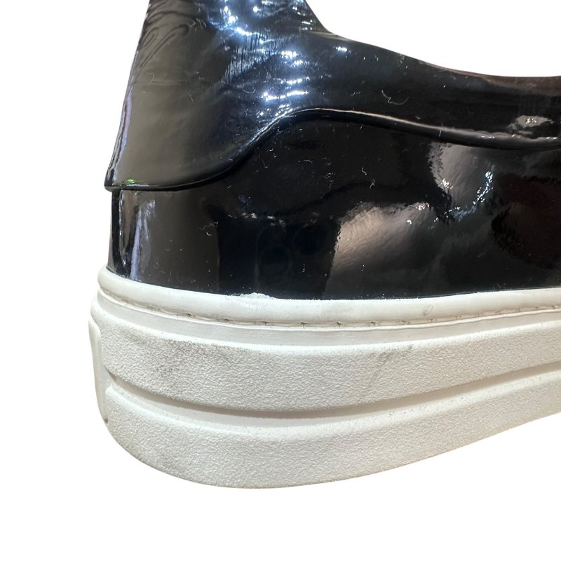 【美收精品】ROGER VIVIER黑色矽膠皮鑲鑽平底鞋 4-710-10