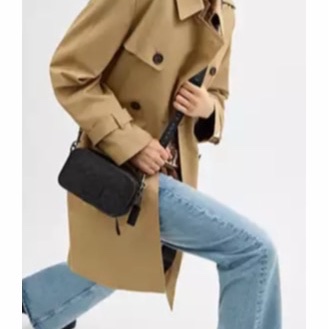 Coach 男士 拉鍊斜挎包均碼碼19.5cm*6.5cm*11.5cm-1