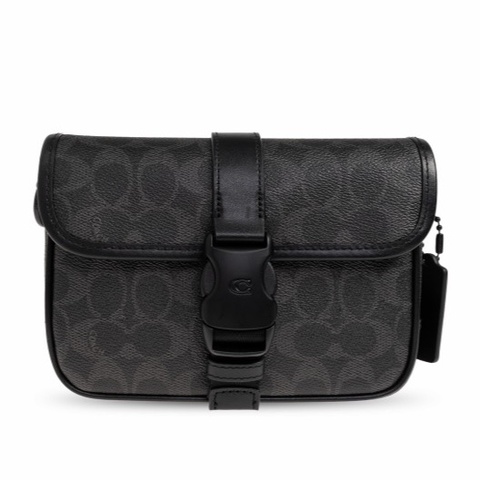 Coach 男士 League 19 經典帆布斜挎包均碼碼13.5cm*5cm*18.5cm