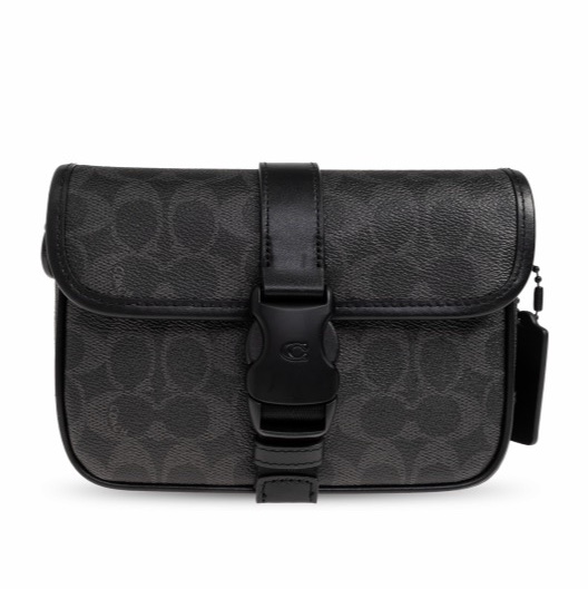 Coach 男士 League 19 經典帆布斜挎包均碼碼13.5cm*5cm*18.5cm-0