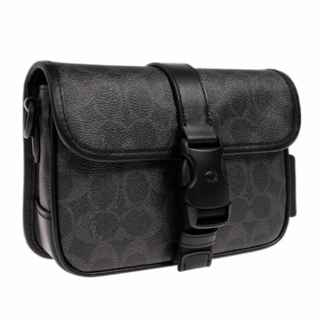 Coach 男士 League 19 經典帆布斜挎包均碼碼13.5cm*5cm*18.5cm-1