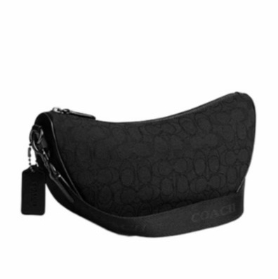 Coach 男士 HALL 標誌性提花軟質斜挎包均碼碼29.5cm*9.5cm*15.5cm-3