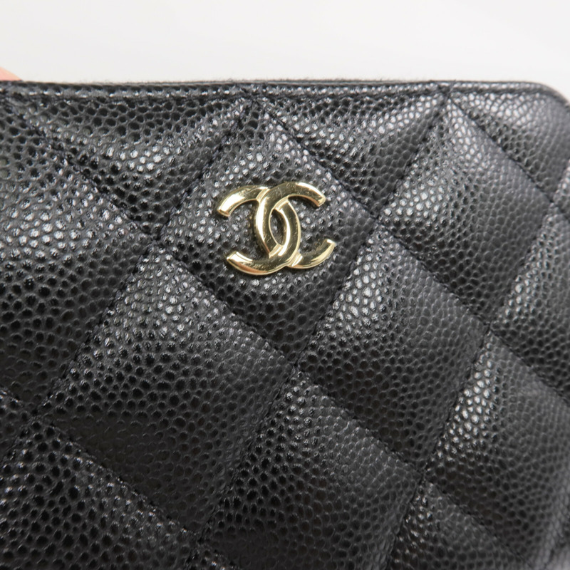 CHANEL 牛皮皮革Wallet金扣錢包-7