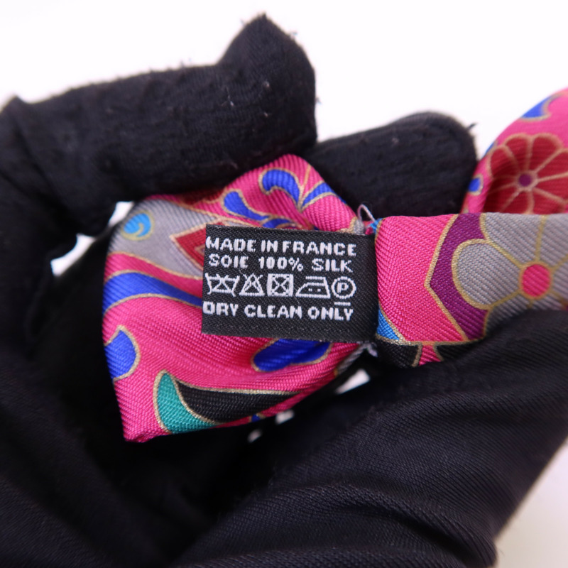 HERMES 絲質Bow Tie領結-8