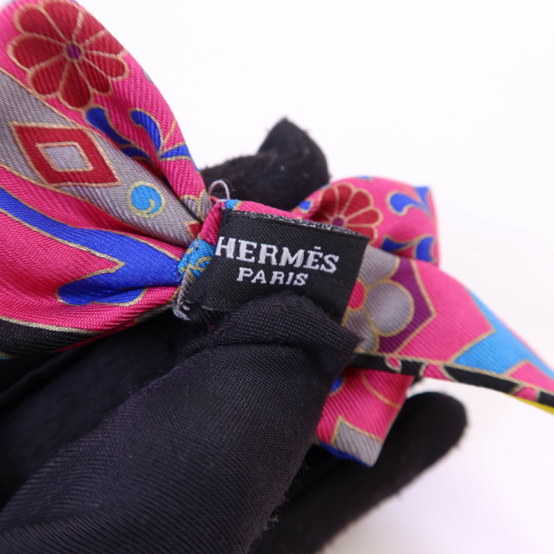 HERMES 絲質Bow Tie領結-9