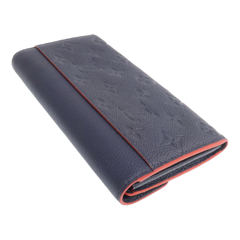 LOUIS VUITTON Monogram Empreinte Sarah金扣長錢包-4