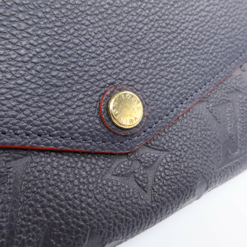 LOUIS VUITTON Monogram Empreinte Sarah金扣長錢包-10