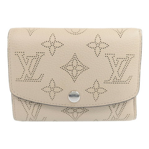 LOUIS VUITTON Monogram Mahina Victorine銀扣錢包