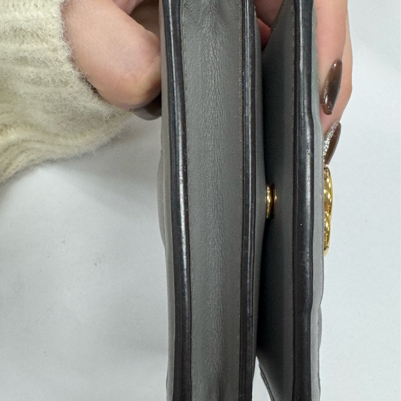 Gucci 雙G 縫線短夾-8