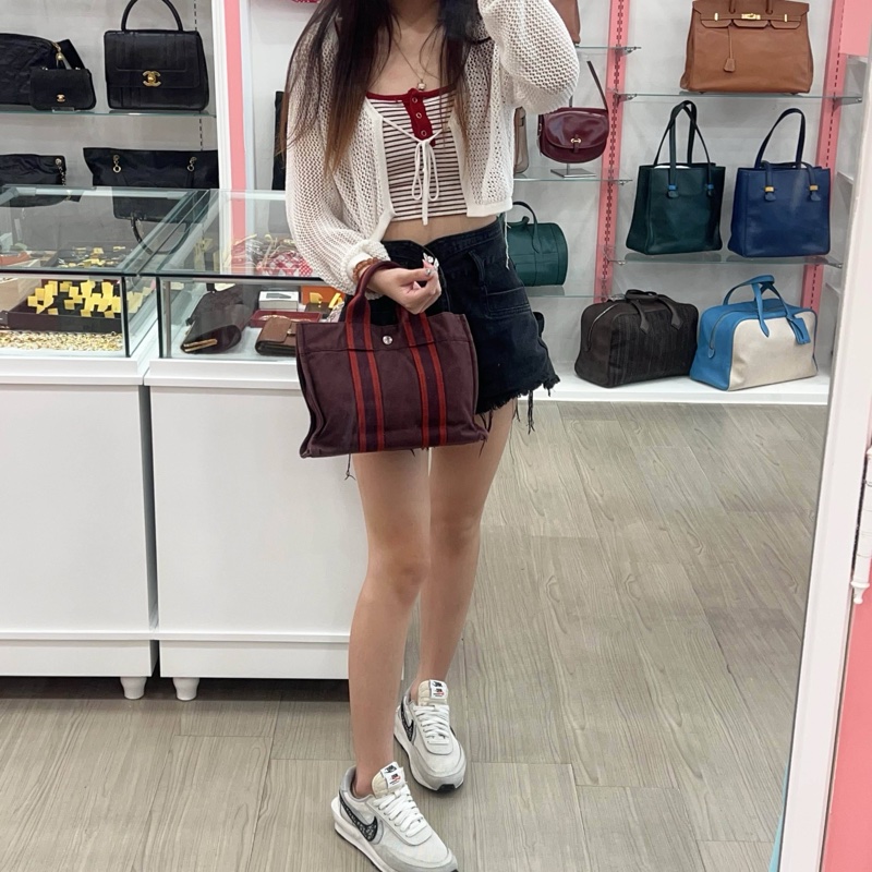 Hermès 小號帆布手袋-1