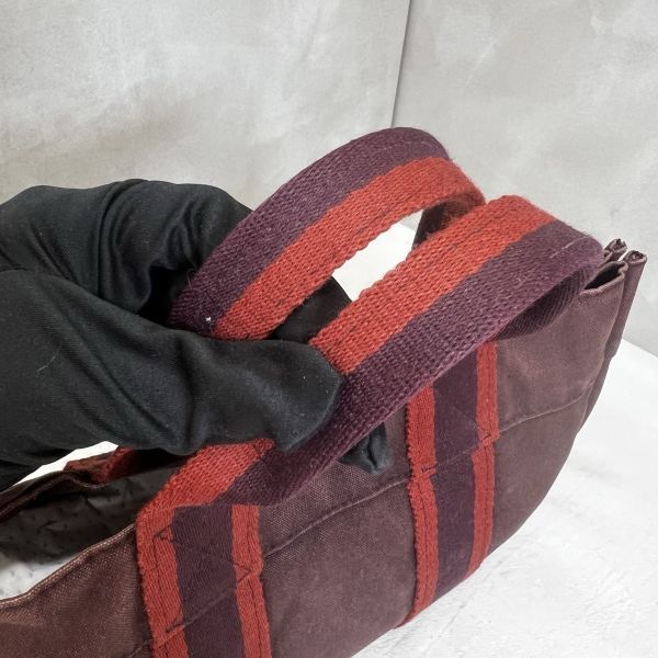 Hermès 小號帆布手袋-8