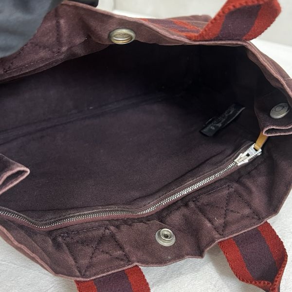 Hermès 小號帆布手袋-15