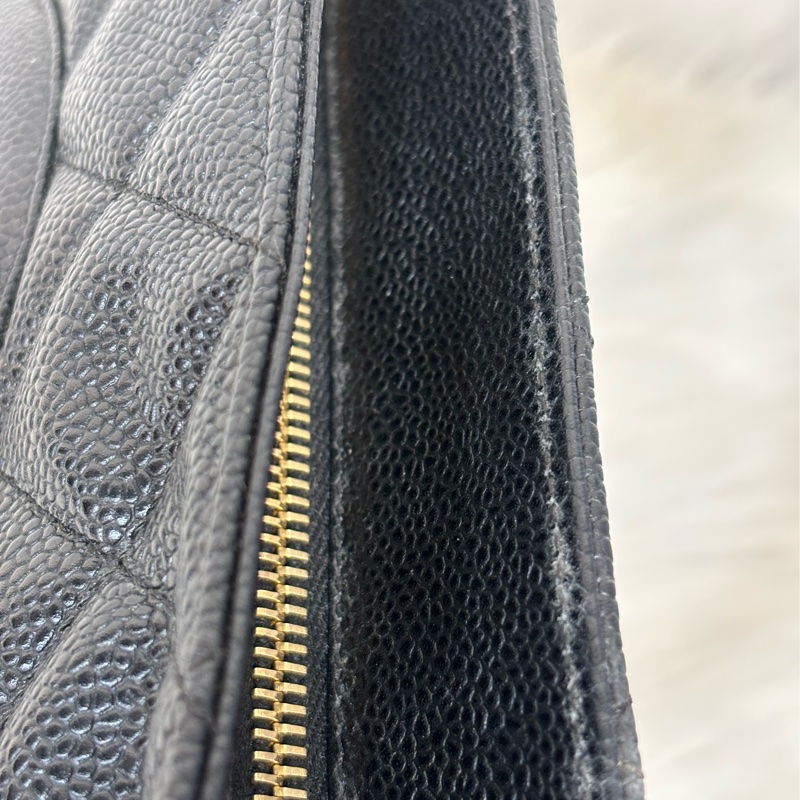 Chanel 1804 GST BOOKTOTE 黑色荔枝皮 金幣包 肩背包 手提包 托特包-30