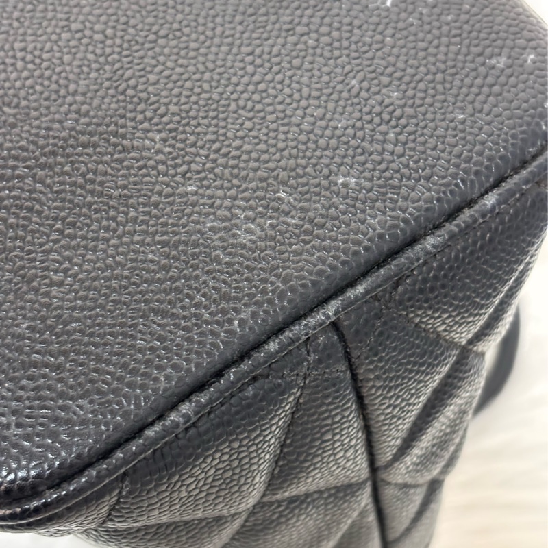 Chanel 1804 GST BOOKTOTE 黑色荔枝皮 金幣包 肩背包 手提包 托特包-40