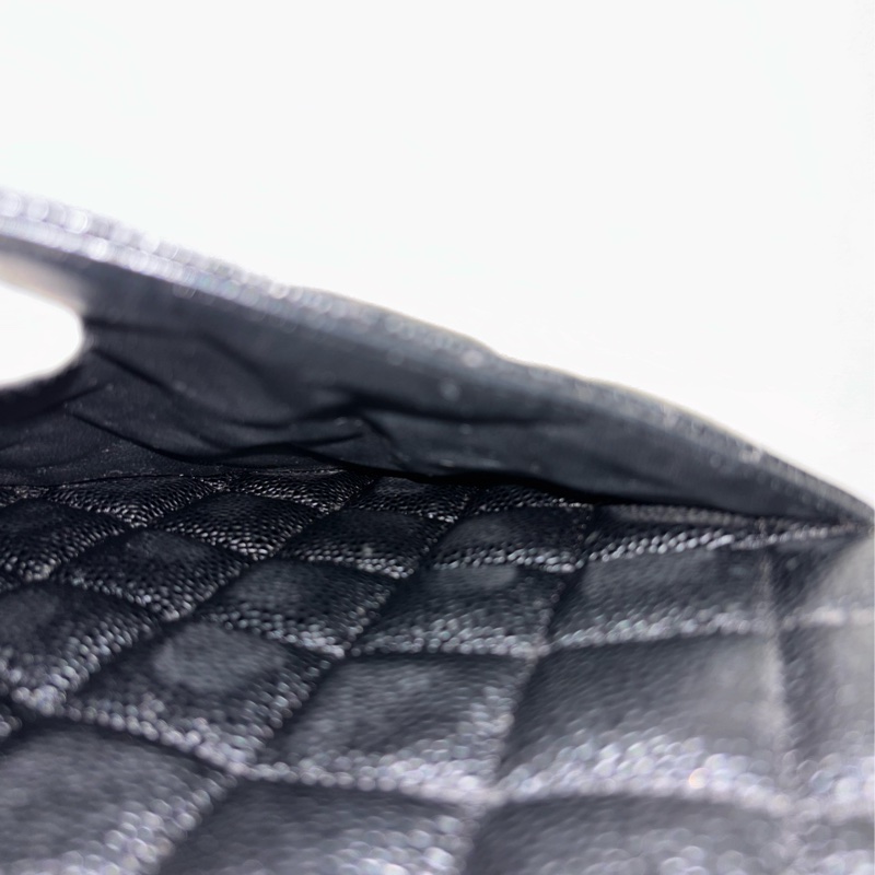 Chanel 1804 GST BOOKTOTE 黑色荔枝皮 金幣包 肩背包 手提包 托特包-43