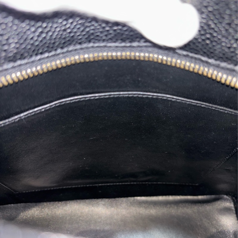 Chanel 1804 GST BOOKTOTE 黑色荔枝皮 金幣包 肩背包 手提包 托特包-48