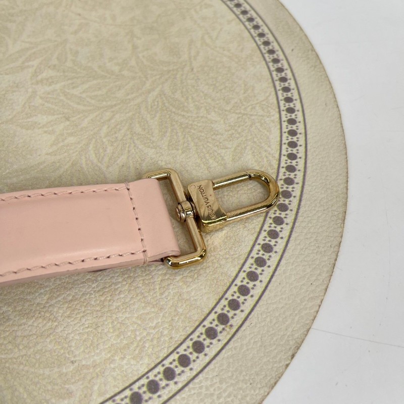 LV路易威登  芯片款 谷愛凌小號 SIDE TRUNK 可拆卸可調節肩帶S-Lock 鎖扣軟盒子 牛皮革 斜挎單肩包手提包 小號 女款 粉紅色-27