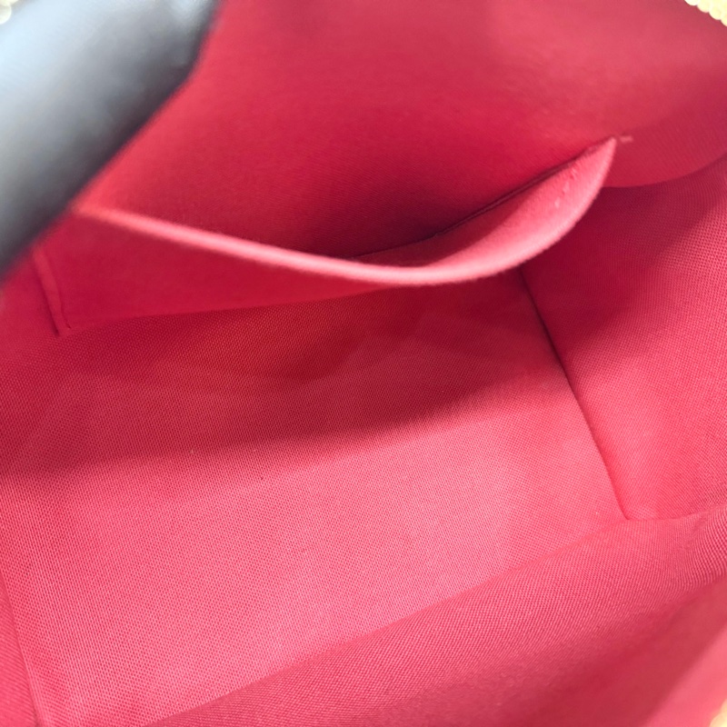 LV原花奶茶寬背帶紅內Speedy20波士頓包M46222-6