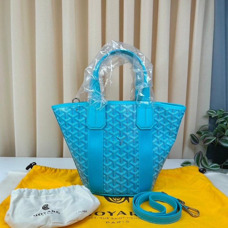 戈雅 BELHARRA沙灘包   陽光下度假的完美伴侶 其標誌性的水桶形狀和大開口設計 可輕鬆放入日常用品 兩個舒適的扁手柄 既可手提也可肩背 可拆卸的皮肩帶可以斜挎或單肩-10