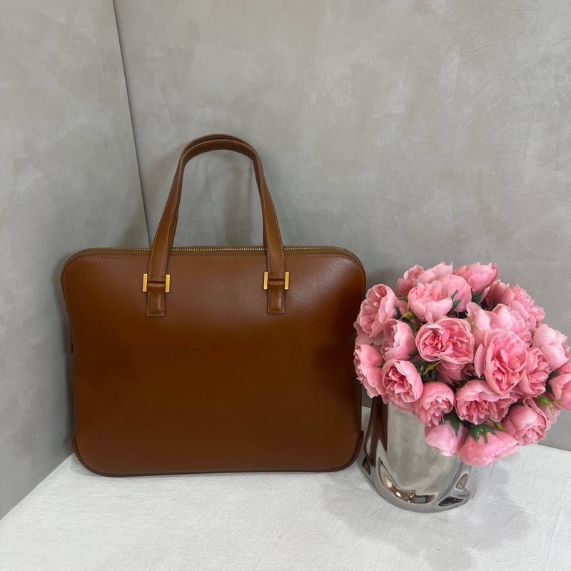 Hermès 手提通勤包 咖啡色-0