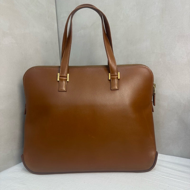 Hermès 手提通勤包 咖啡色-4