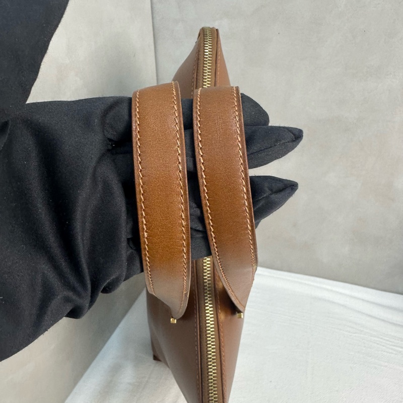 Hermès 手提通勤包 咖啡色-9