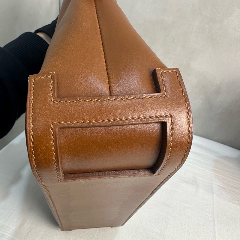 Hermès 手提通勤包 咖啡色-11