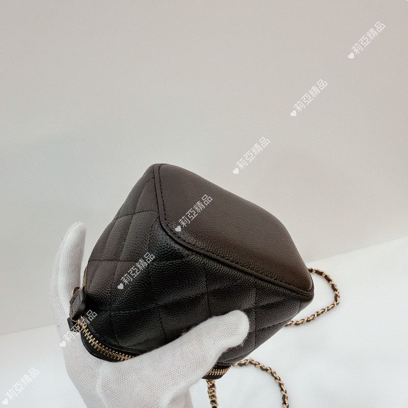 莉亞精品♡Chanel mini盒子包 黑 二手美包-7