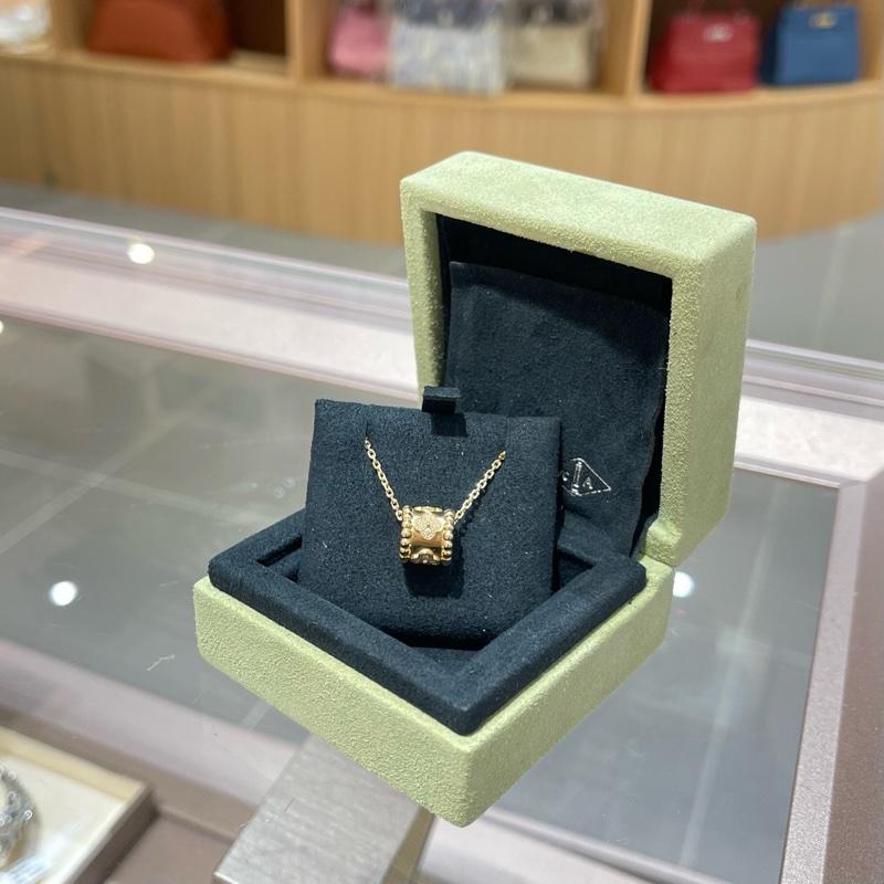 梵克雅宝VCA Perlée clovers吊坠 万花筒项链-1