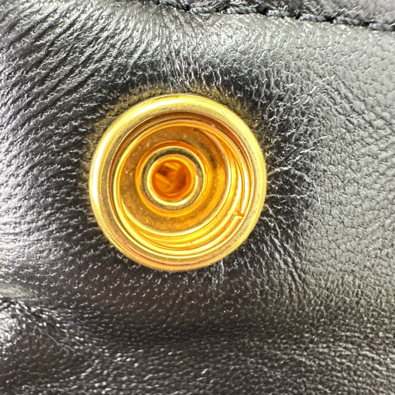 CELINE Trio 3 in 1 黑金羊皮風琴包 Small Size 斜肩包-12