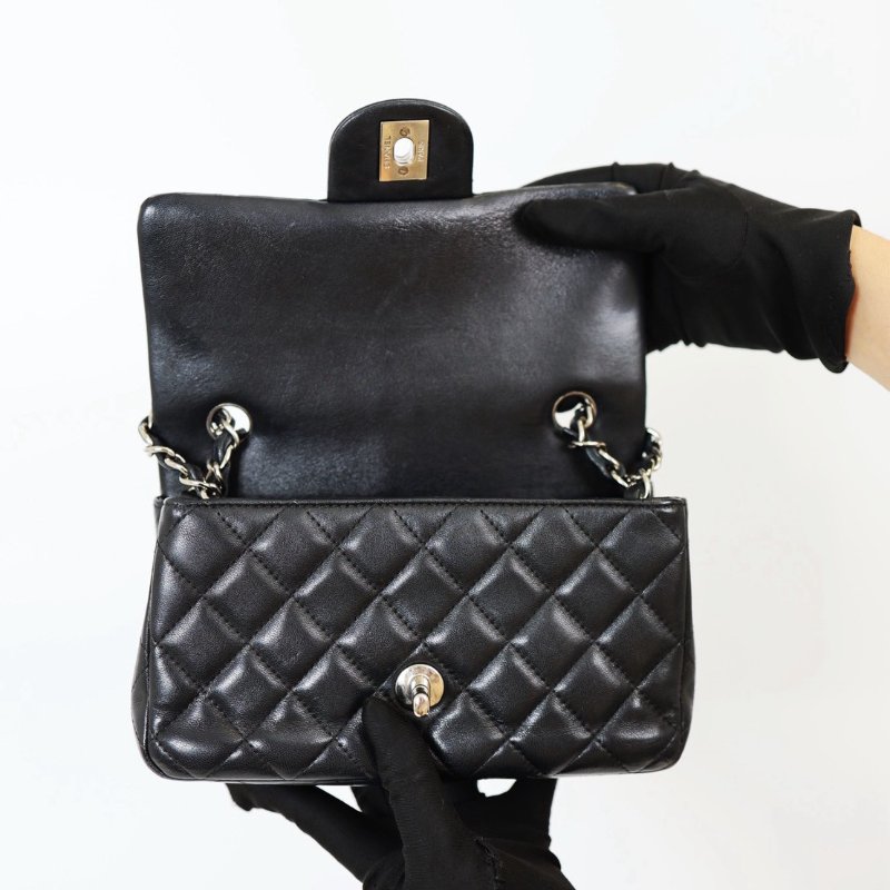 二手Chanel coco cf20 銀釦款-9