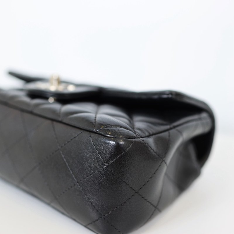 二手Chanel coco cf20 銀釦款-11