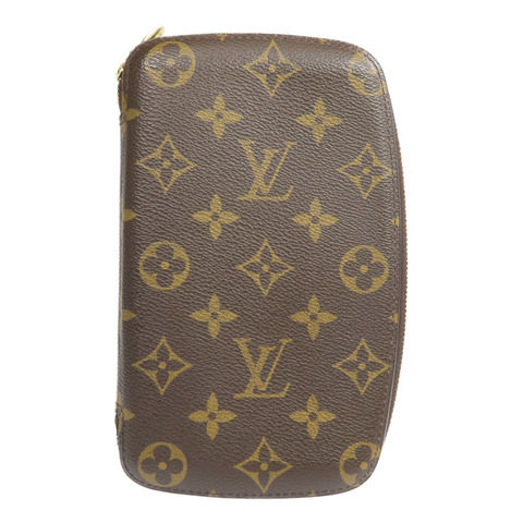 LOUIS VUITTON Monogram Agenda Jeode Travel Case金扣長錢包
