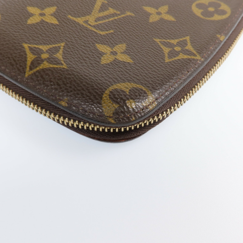 LOUIS VUITTON Monogram Agenda Jeode Travel Case金扣長錢包-6